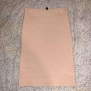 BCBG Blush Pencil Skirt